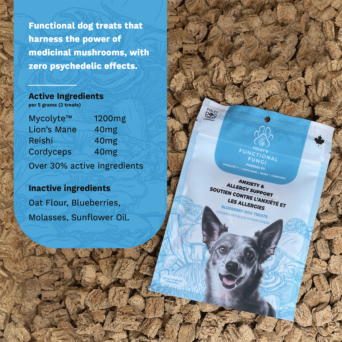 Anti anxiety dog treats clearance