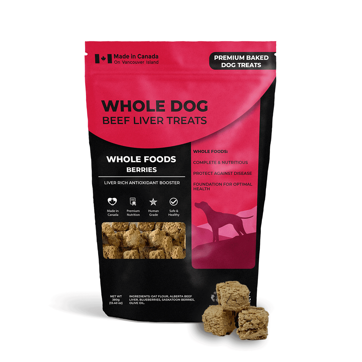 Berry dog treats clearance