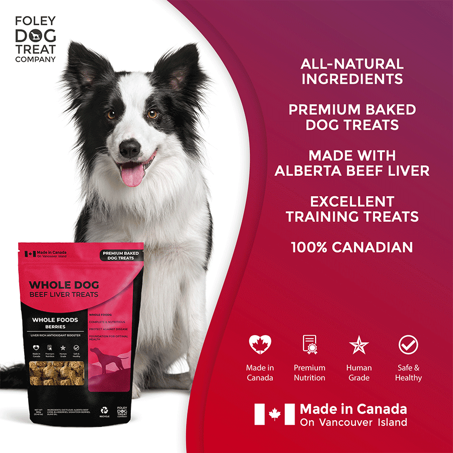 Whole Dog Beef Liver Treats grains 380g