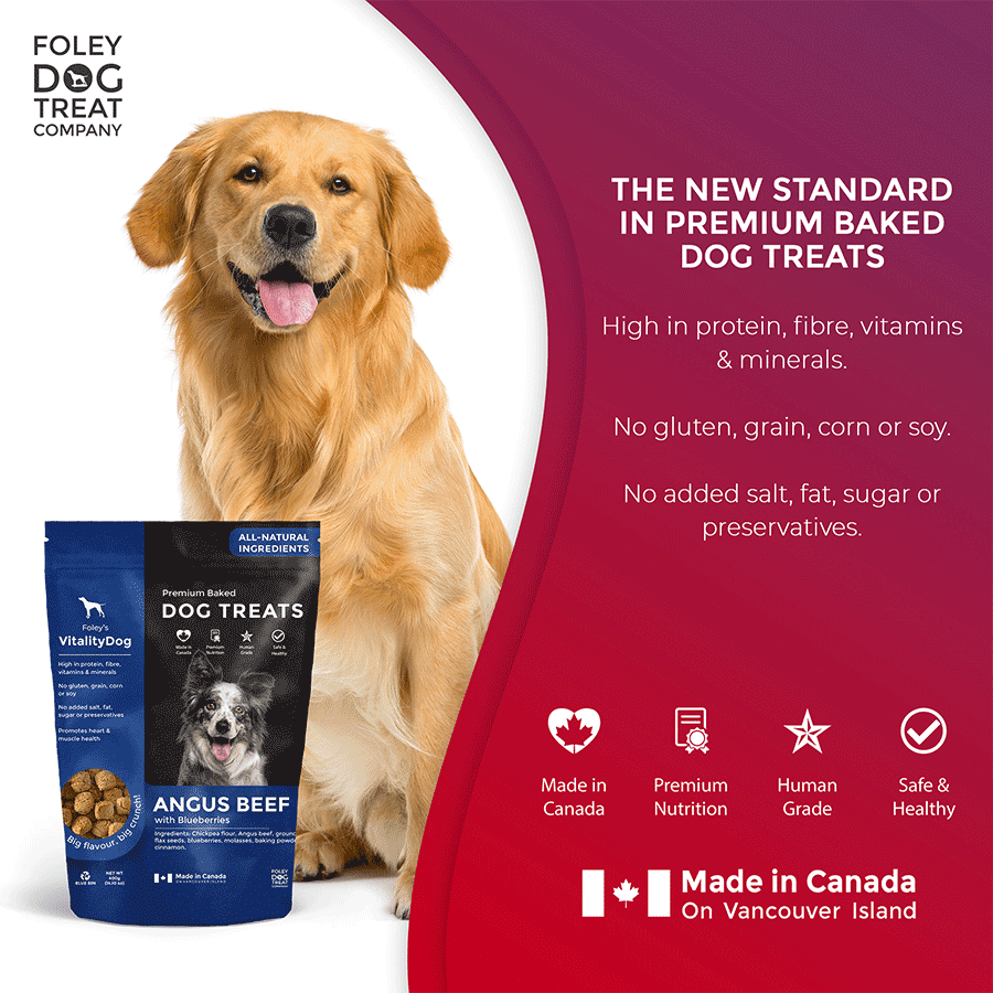 Angus Beef with Blueberries Foley Dog Treat Company