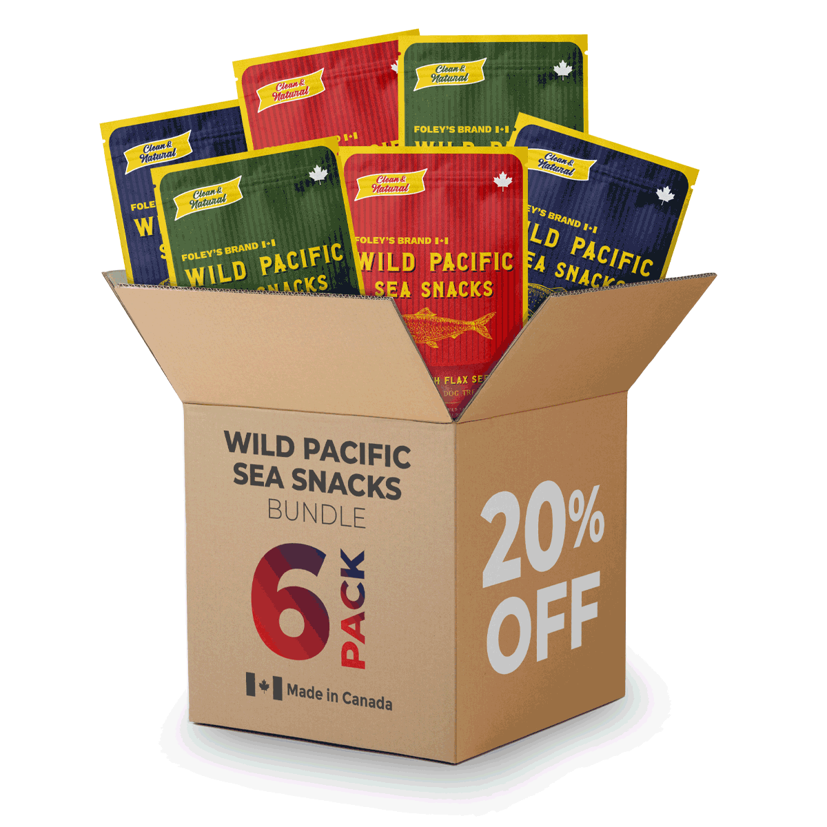 Wild Pacific Sea Snack Bundle