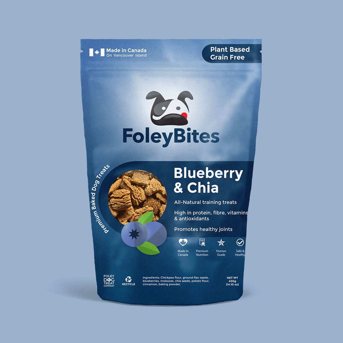 Blueberry & Chia - Foley Dog Treat Company