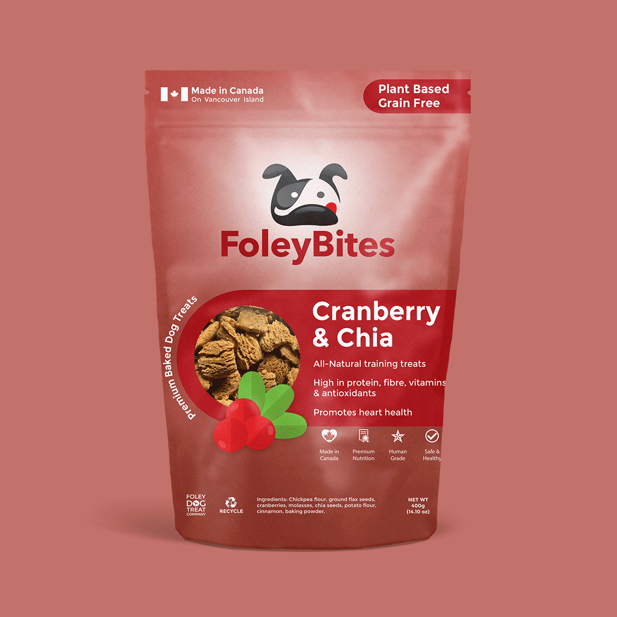 Cranberry & Chia - Foley Dog Treat Company