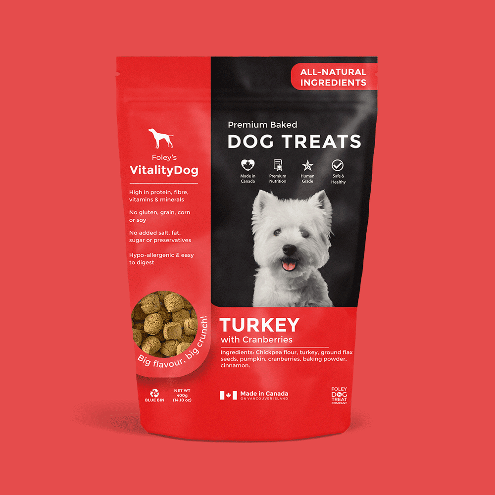 Turkey with Cranberry - Foley Dog Treat Company