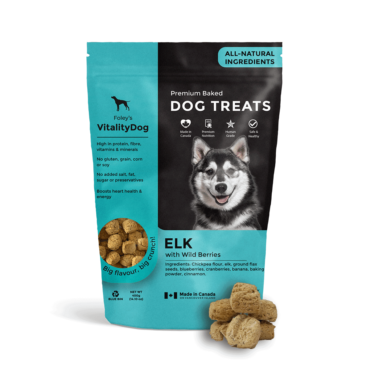 Elk with Wild Berries - Foley Dog Treat Company