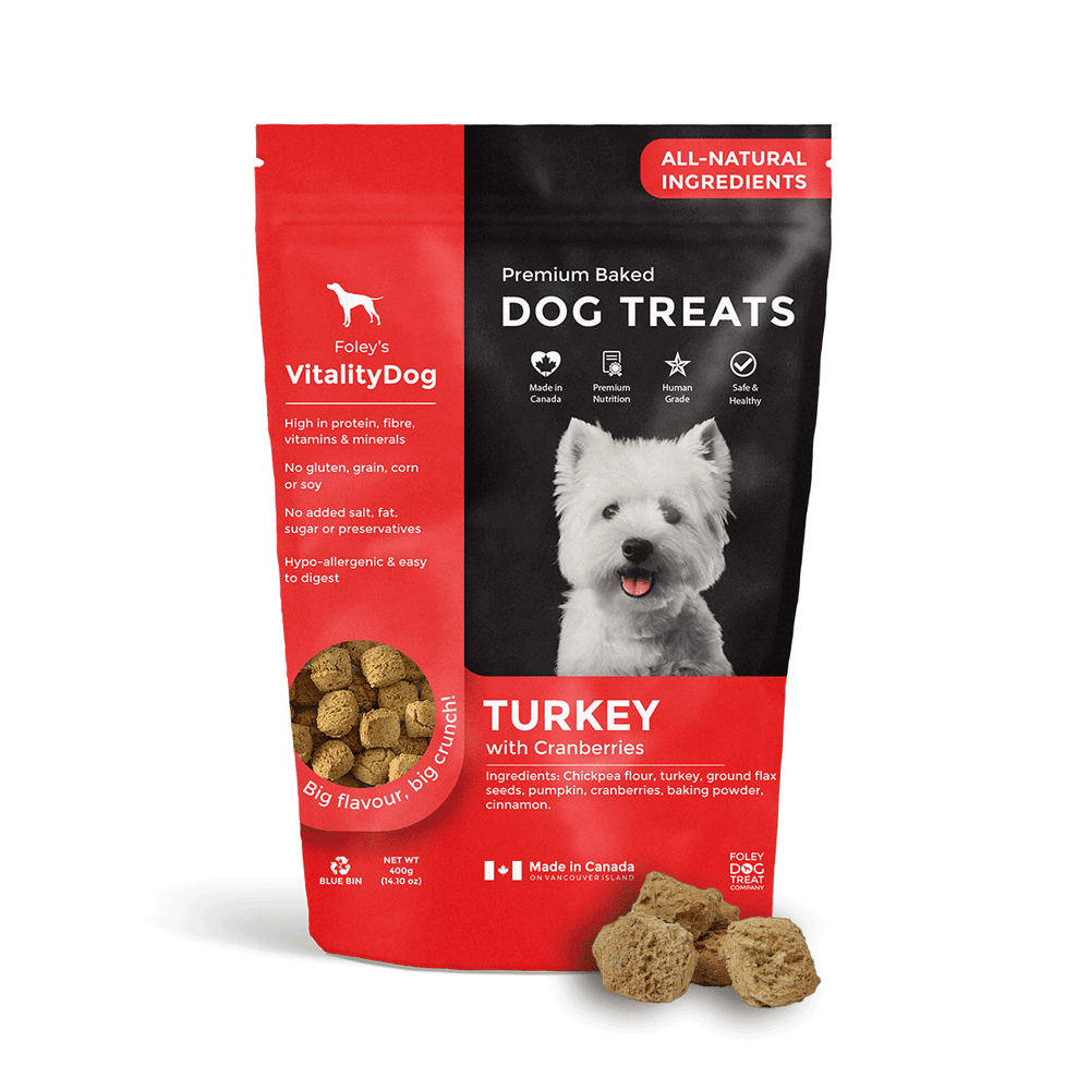 Turkey with Cranberry - Foley Dog Treat Company